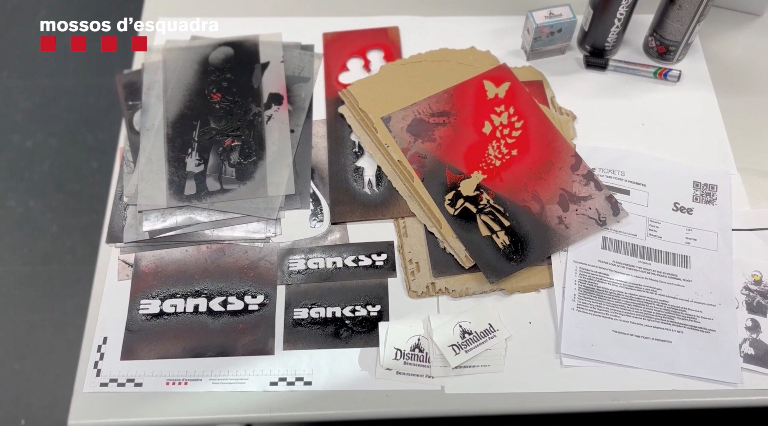 西班牙警方破獲出售假班克斯作品的藝術造假團夥