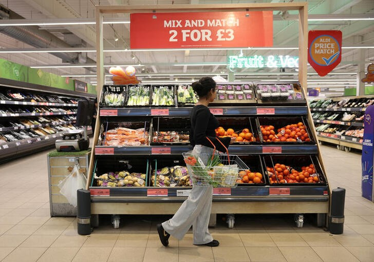 英國3月通脹率降至3.2%，低於預期