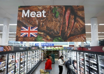 英國零售商稱，自2024年4月以來，英國商店價格上漲幅度最大