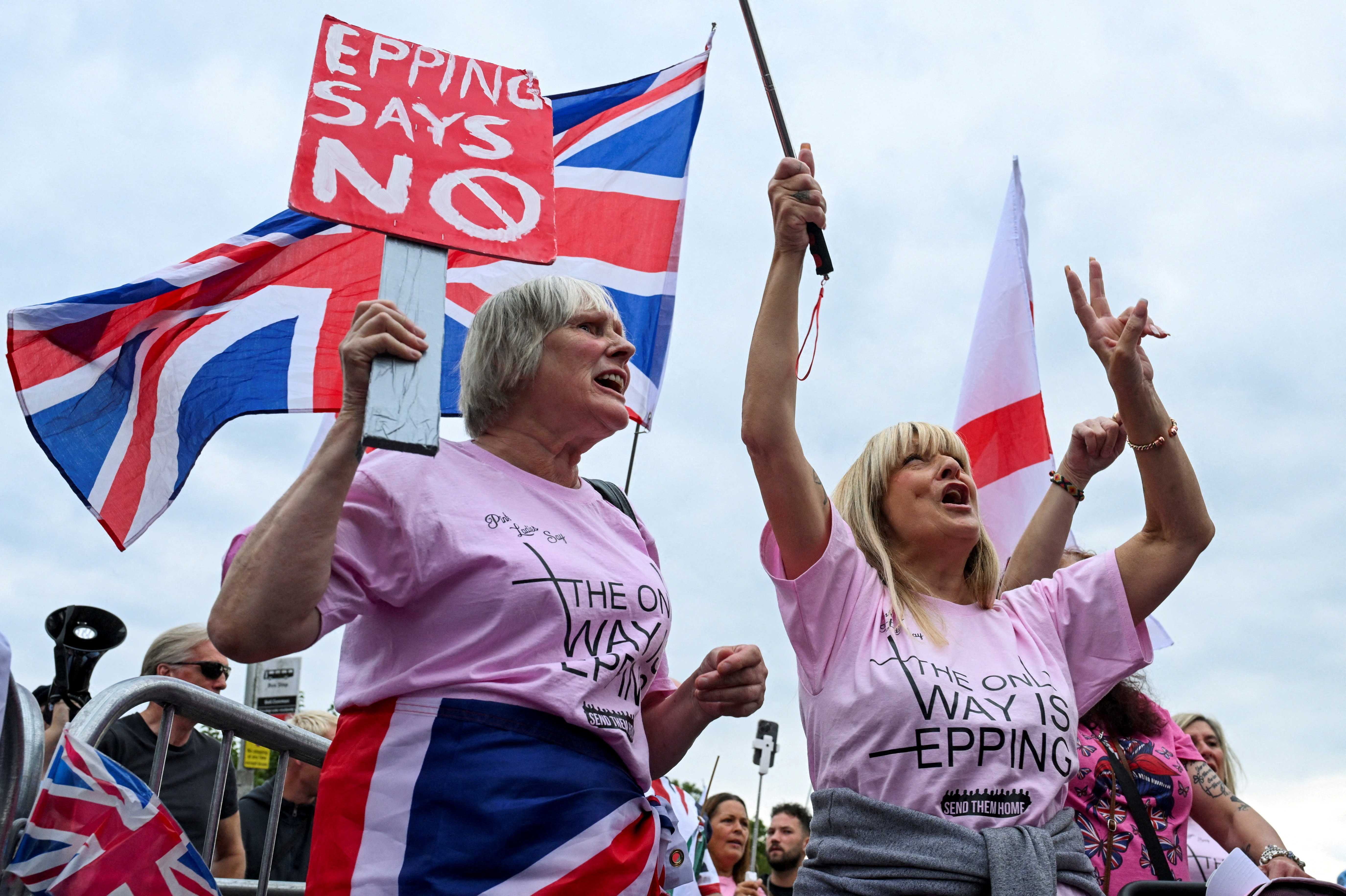英國政府提出庇護改革後，反移民抗議活動仍在繼續