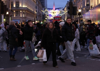 巴克萊表示，英國消費者12月支出降幅創2021年以來最大