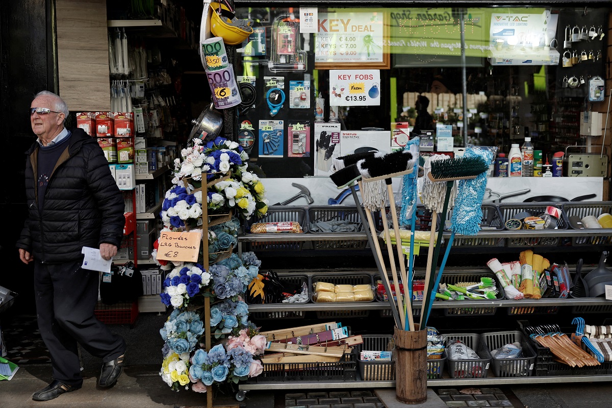 愛爾蘭去年12 月零售額出現九個月來的首次年度下降